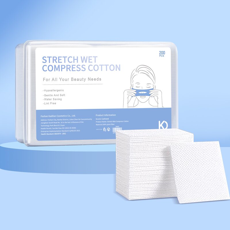 Cotton Pads Factory - OEM/ODM Thin Nose Opening Stretchable Wet Compress