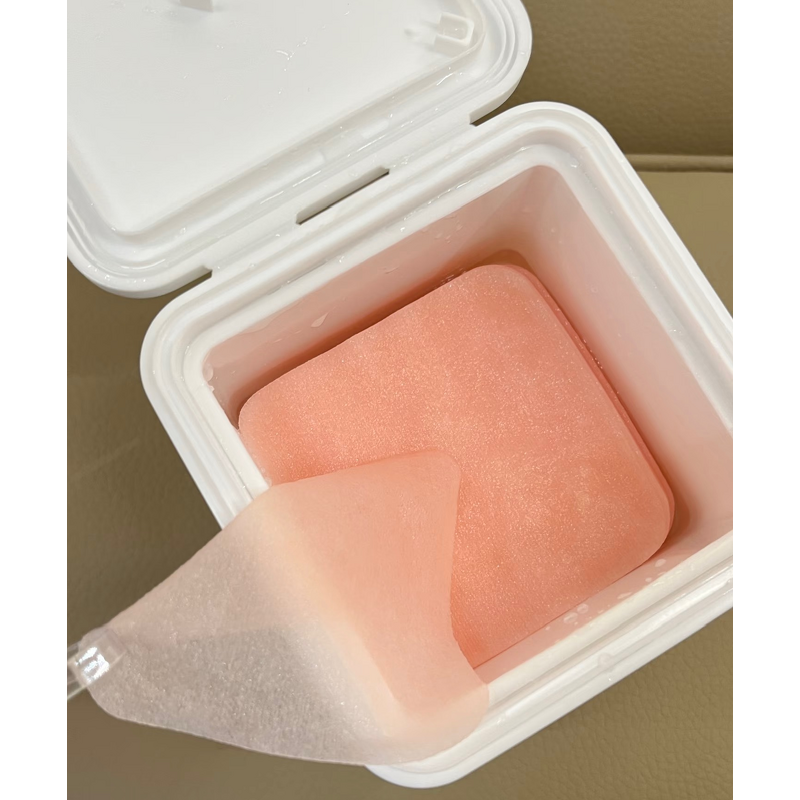 Toner Pads Manufacturer - Vegan Colorful Frosted Collagen Fruit Fiber