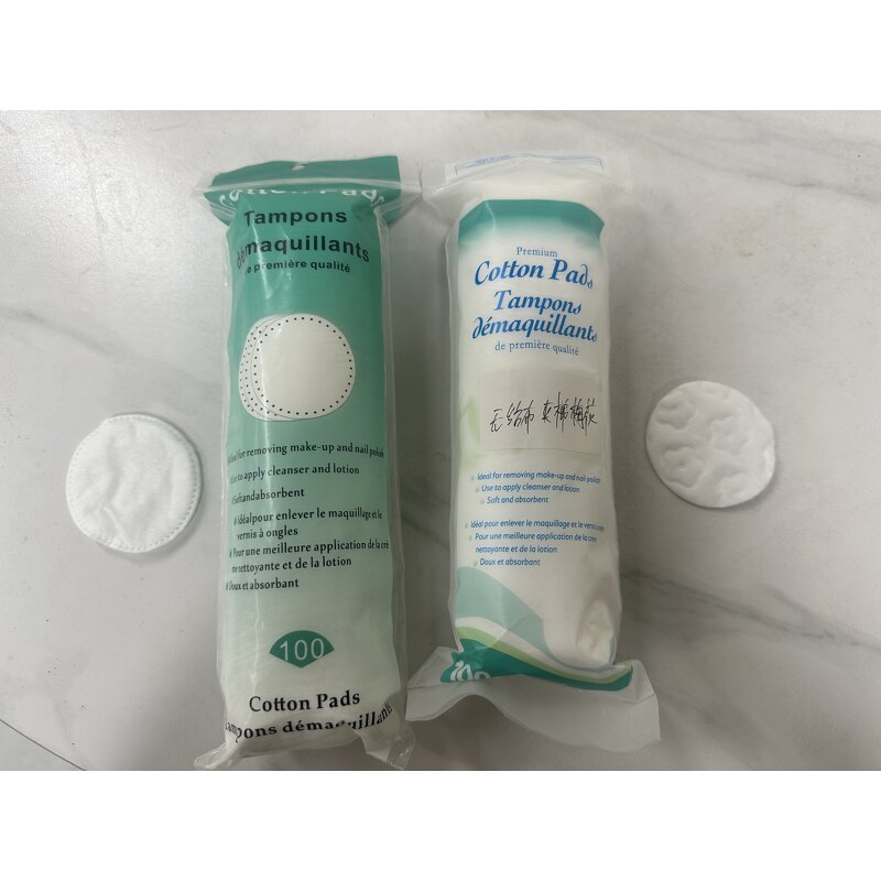 Cotton Pads Manufacturer - Round Disposable Eco-Friendly Quick-Dry Nonwoven