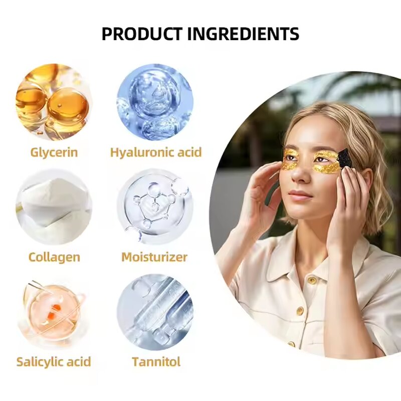 Eye Patch Supplier - Customized Colors Organic Collagen Gold Mask Gel