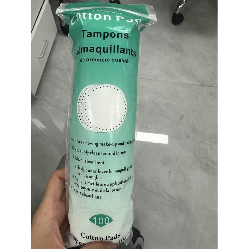 Cotton Pads Manufacturer - Round Disposable Eco-Friendly Quick-Dry Nonwoven