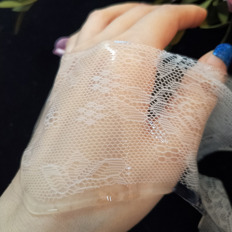 Body Mask Supplier - Women's Transparent Mineral Crystal Lace 5-Piece