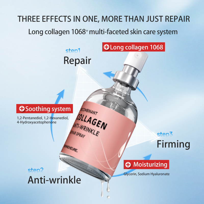 Recombinant Collagen Toner Mist Manufacturer - OEM Wholesale Anti Wrinkle Moisturizing