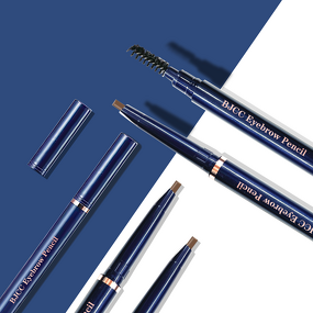 Eyebrow Pencil Manufacturer - Double Ended Eye Brow Pencil With Brush OEM