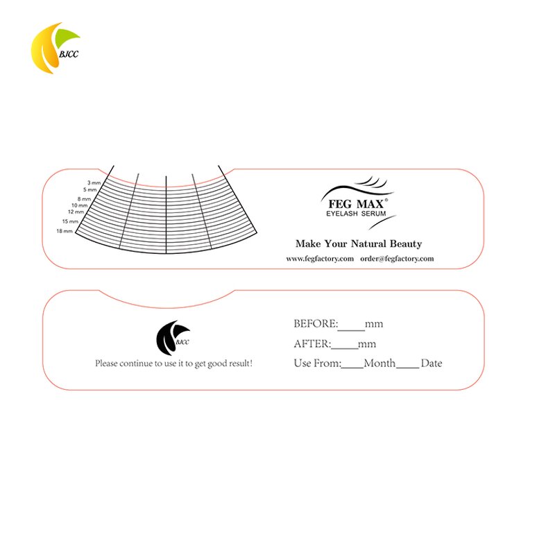 Lash Ruler Supplier - OEM Lash Ruler Wholesale White Acrylic Professional