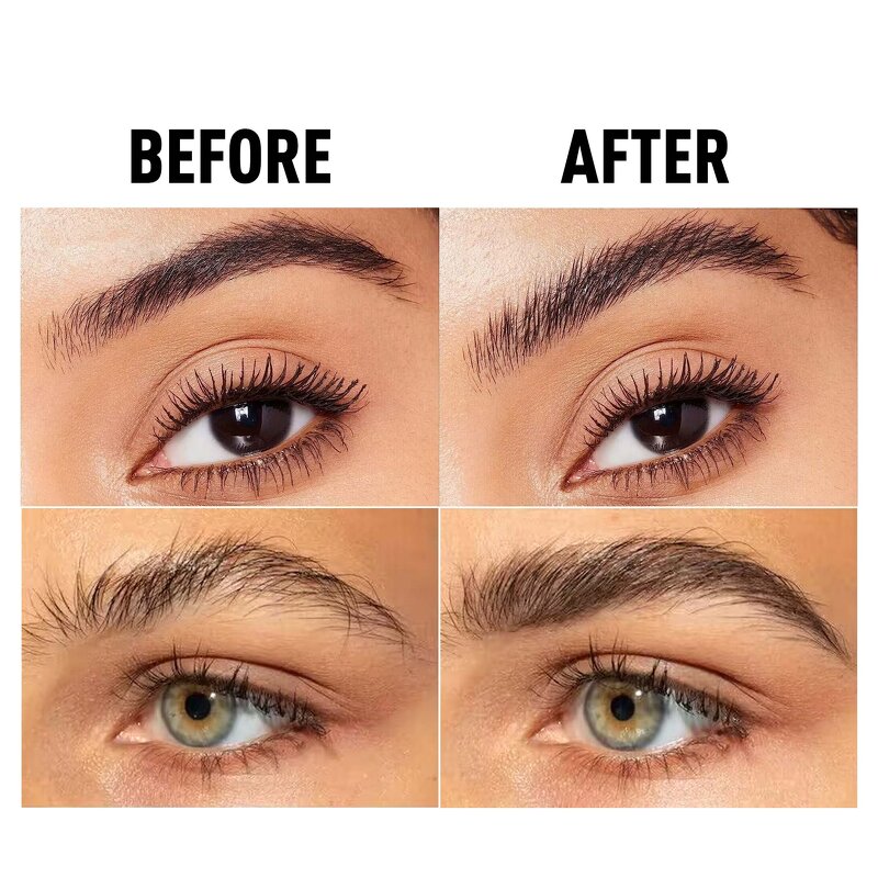 Eyebrow Gel Factory - Long Lasting Keratin Eye Brow Sculpting Double Brush