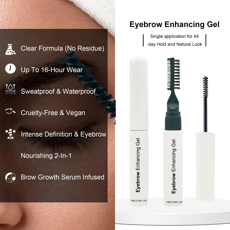 Eyebrow Gel Manufacturer - Biotin Cruelty Free Eyebrow Glues 2 in 1 Sculpting