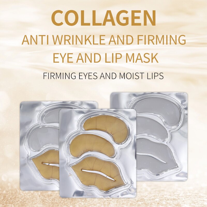 Gold Collagen Patches Supplier - OEM Deep Moisturizing Eye Lip Mask