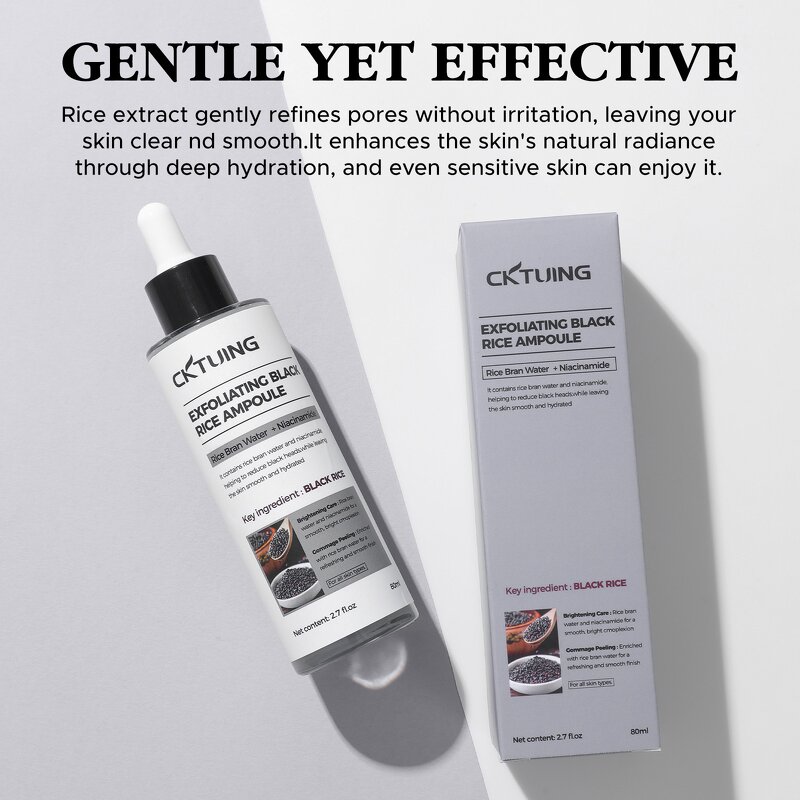 Black Rice Serum Supplier - OEM All Skin Types Korean Skin Care