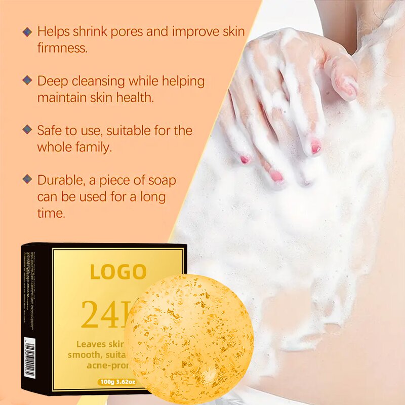 24k Gold Soap Supplier - OEM Private Label Oem Bleaching Handmade