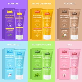 Men Deodorant Cream Manufacturer - OEM Whole Body Fruit Flavored 72h