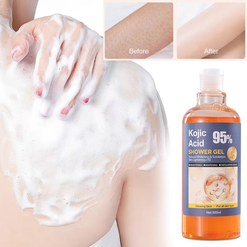 Kojic Acid Shower Gel Manufacturer - OEM Whitening Shower Gel With