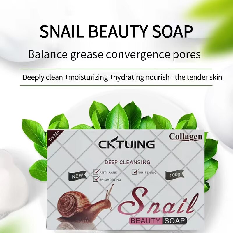 Snail Whitening Soap Factory - OEM Wholesale New Products Acne
