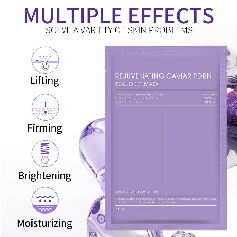 Caviar Skin Care Mask Supplier - OEM Salmon Eggs Extract Firming