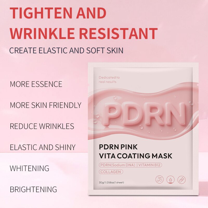 Vita Coating Sheet Mask Factory - OEM Hydrating Firming Pink Glow