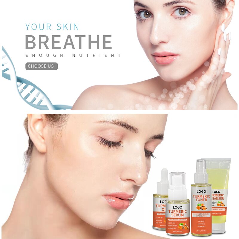 Turmeric Skin Care Set Manufacturer - OEM Private Label OEM Natural Organic