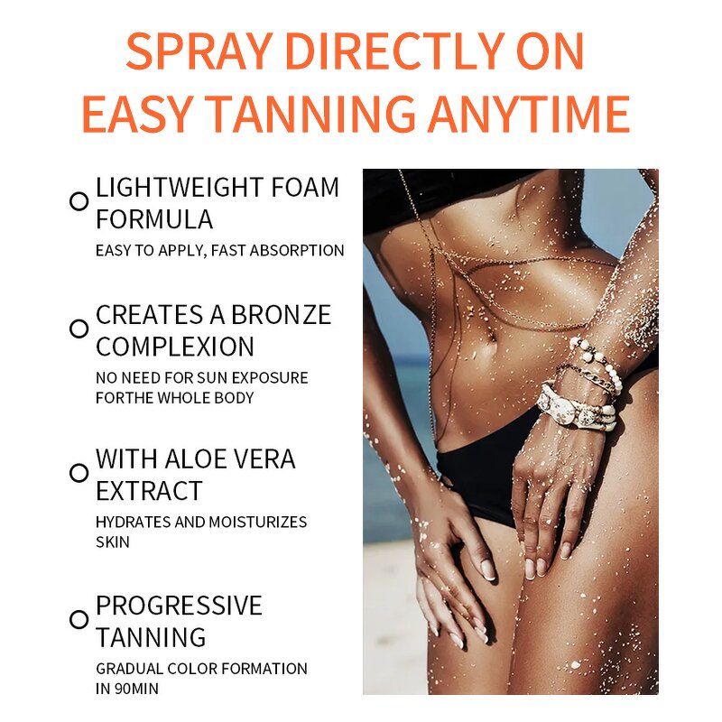 Self Tanning Lotion Manufacturer - OEM Sunscreen Body Bronzer Sun Tan