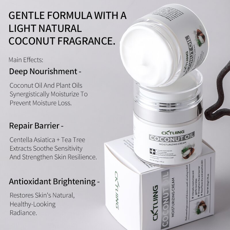 Coconut Oil Cream Supplier - OEM Hyaluronic Acid Collagen Skin