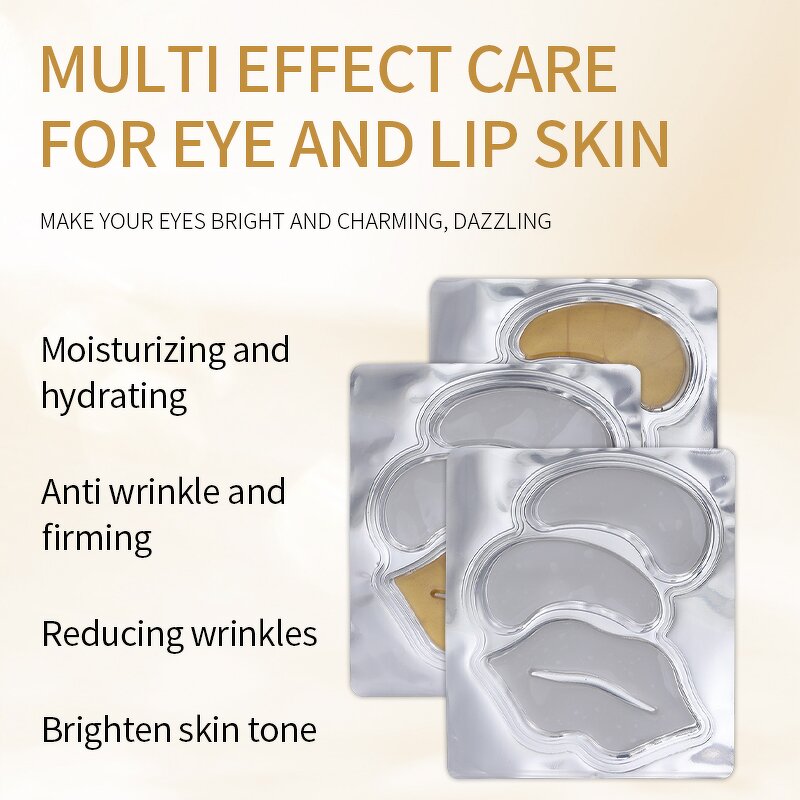 Gold Collagen Patches Supplier - OEM Deep Moisturizing Eye Lip Mask