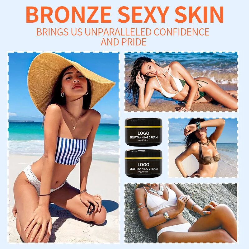 Self Tanning Lotion Manufacturer - OEM Sunscreen Body Bronzer Sun Tan