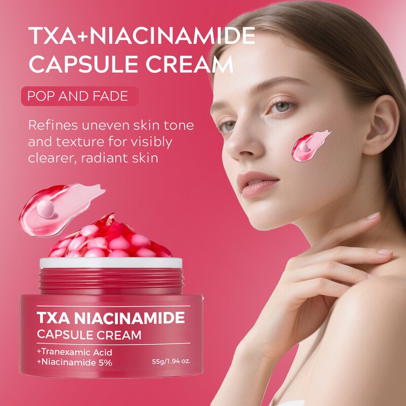 TXA Niacinamide Cream Supplier - OEM Moisturizer Tranexamic Acid Capsule