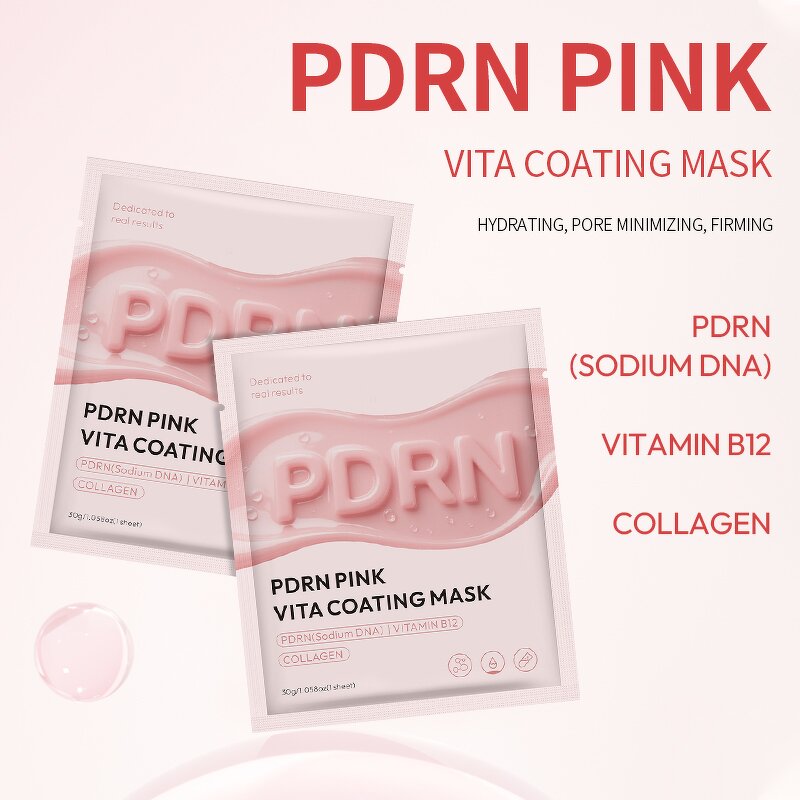 Vita Coating Sheet Mask Factory - OEM Hydrating Firming Pink Glow