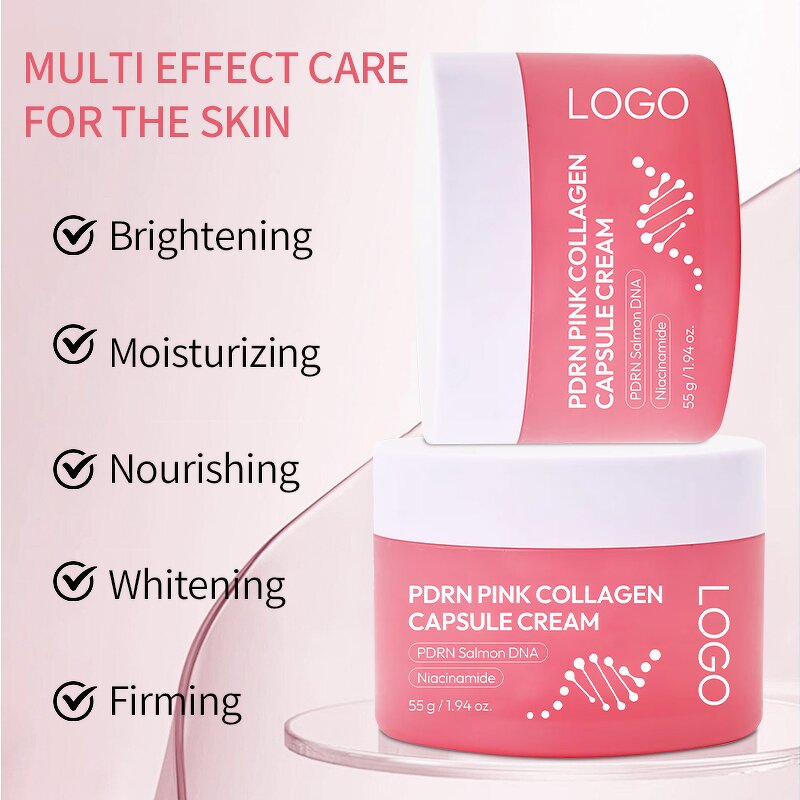 PDRN Face Cream Factory - OEM Salmon Dna Pink Moisturizing