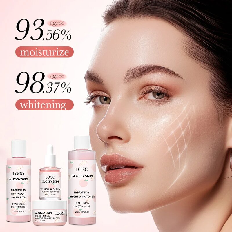 Peach Brightening Set Manufacturer - OEM Private Label Rejuvenating Skin