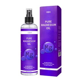 Magnesium Oil Spray Supplier - OEM Pure for Sleep Muscle Relaxation Stress