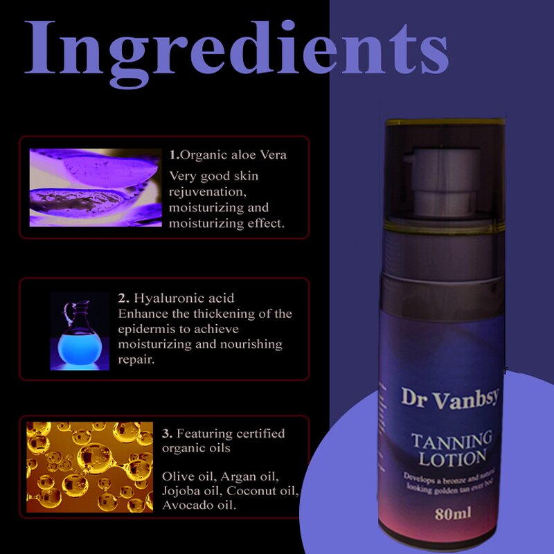 Tanning Lotion Supplier - OEM/ODM Private Label Self Tanning Indoor Dark Accelerator