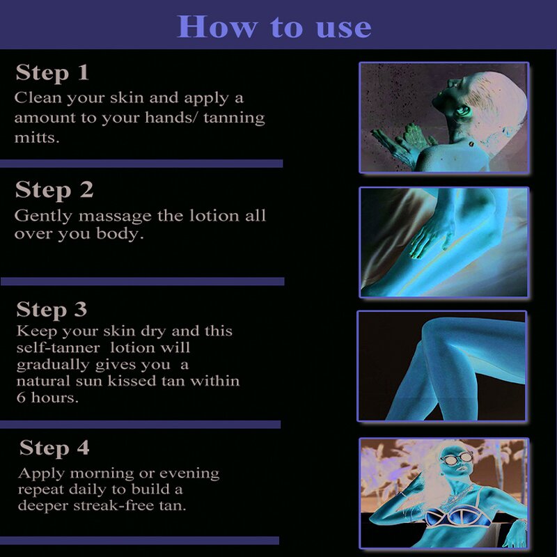 Tanning Lotion Supplier - OEM/ODM Private Label Self Tanning Indoor Dark Accelerator