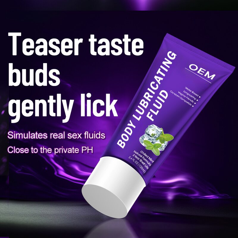 Sex Lubricant Supplier - Organic Slippery Chilled Mint Flavored Edible Playful
