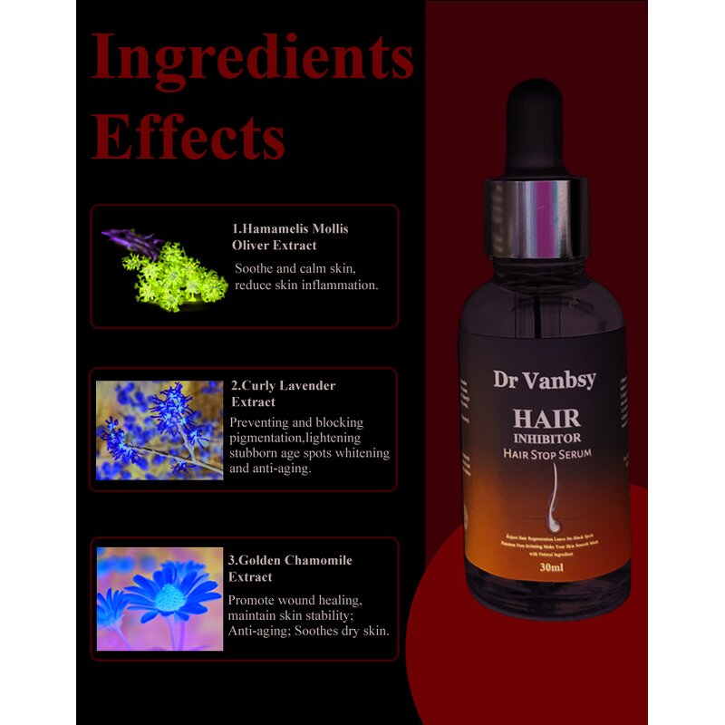 Hair Growth Inhibitor Serum Manufacturer - for Face Arm Legs Body Unscented