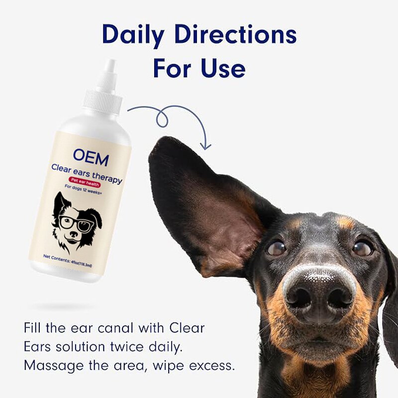 Pet Ear Cleaning Drops Supplier - Wholesale Private Label Gentle Friendly Formula Prevents