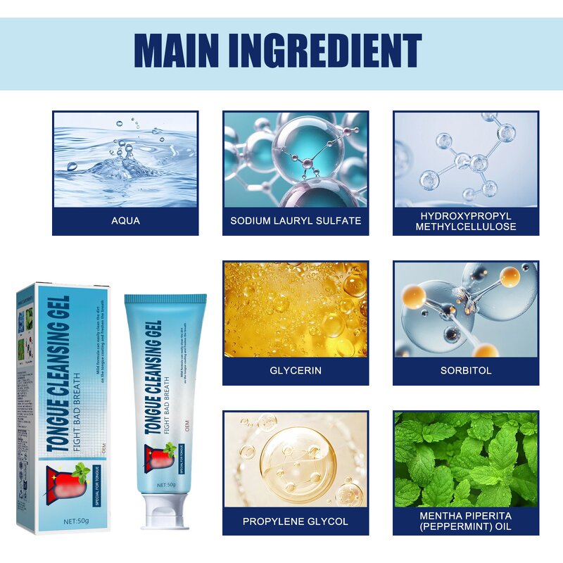 Tongue Cleaning Gel Factory - Wholesale Deep Cleaning Reduces Bacteria Brush
