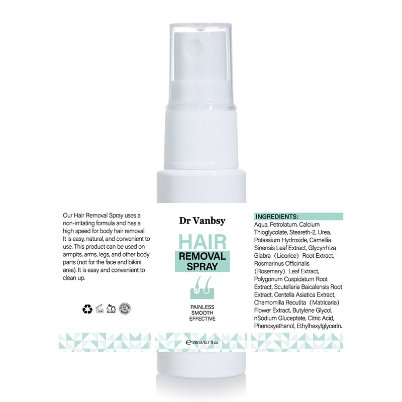 Hair Removal Spray Factory - Painless Permanent Inhibitor Spray Hands Legs Lips