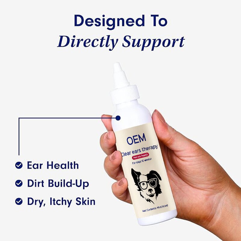 Pet Ear Cleaning Drops Supplier - Wholesale Private Label Gentle Friendly Formula Prevents