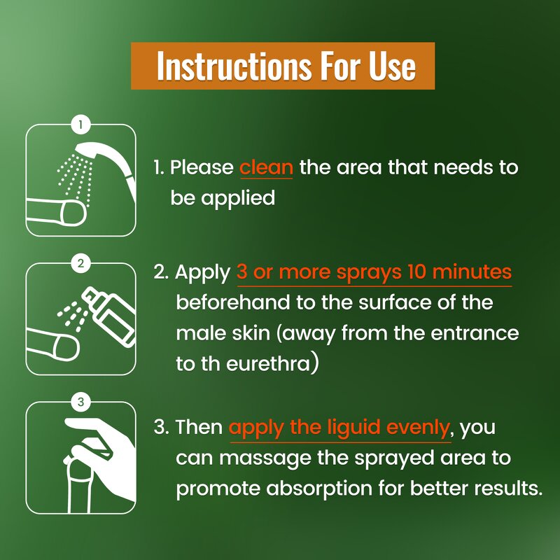 Prolongation Spray Factory - Hot Sale Men Delay Ejaculation Waterproof 5ml