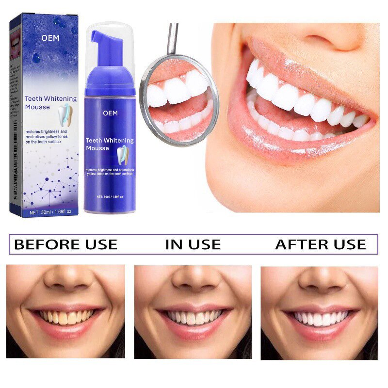 Teeth Whitening Mousse Supplier - OEM Private Label Multi-Purpose Brightening Mousse