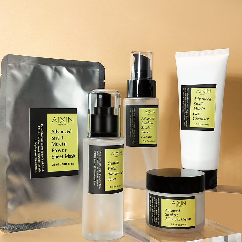 Skin Care Set Manufacturer - OEM Snail Serum Mucin Moisturizing Brightening