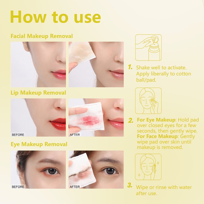 Micellar Water Manufacturer - OEM Gentle Cleansing All Skin Types Makeup Remover