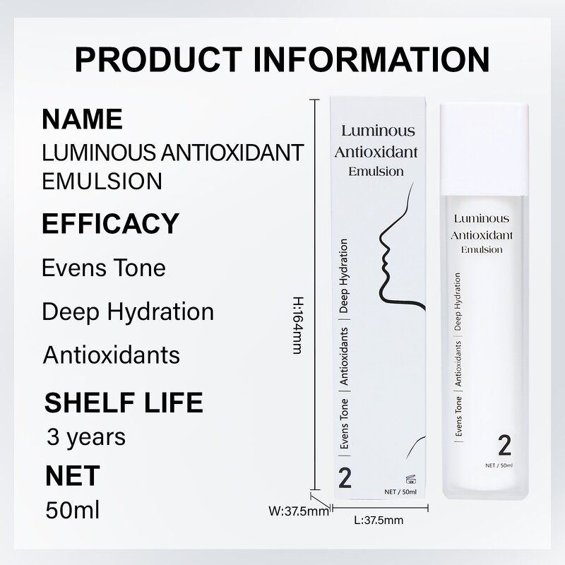 Facial Emulsion Manufacturer - OEM Anti Aging Lightly Hydrates Luminous