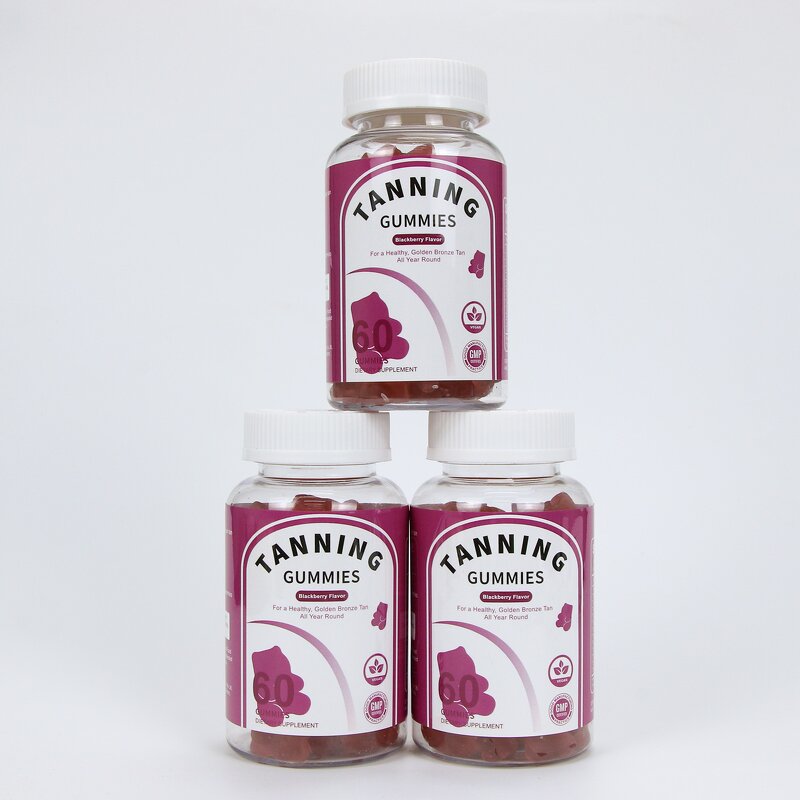 Tanning Gummies Manufacturer - Bulk Dietary Supplement Natural Blackberry