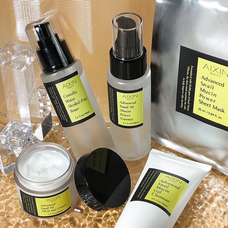 Skin Care Set Manufacturer - OEM Snail Serum Mucin Moisturizing Brightening