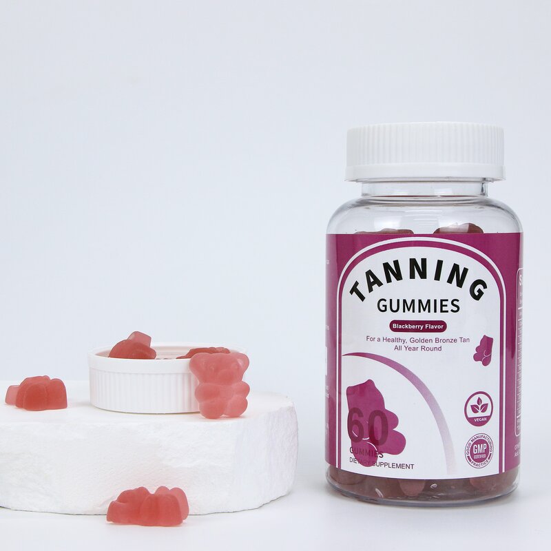 Tanning Gummies Manufacturer - Bulk Dietary Supplement Natural Blackberry