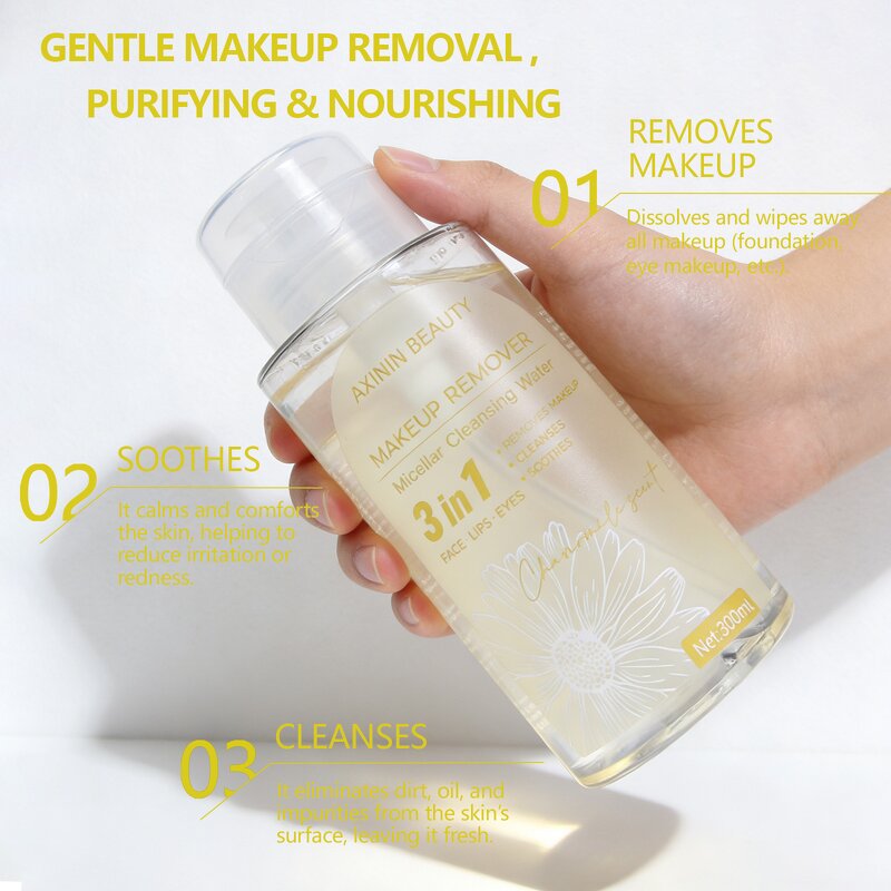 Micellar Water Manufacturer - OEM Gentle Cleansing All Skin Types Makeup Remover