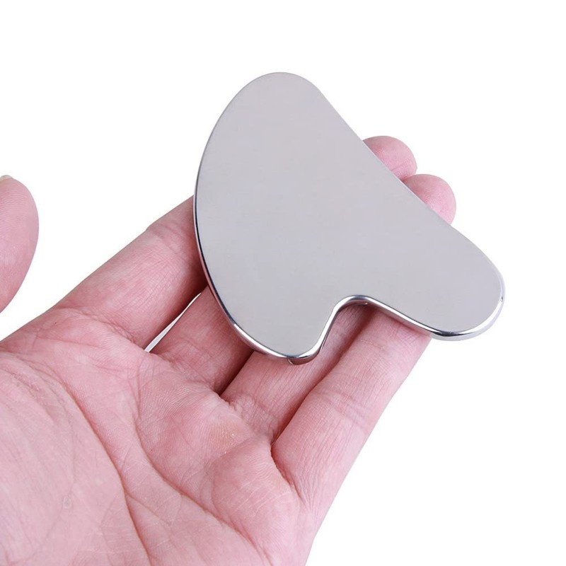 Gua Sha Tool Manufacturer - Stainless Steel Heart Shape Facial