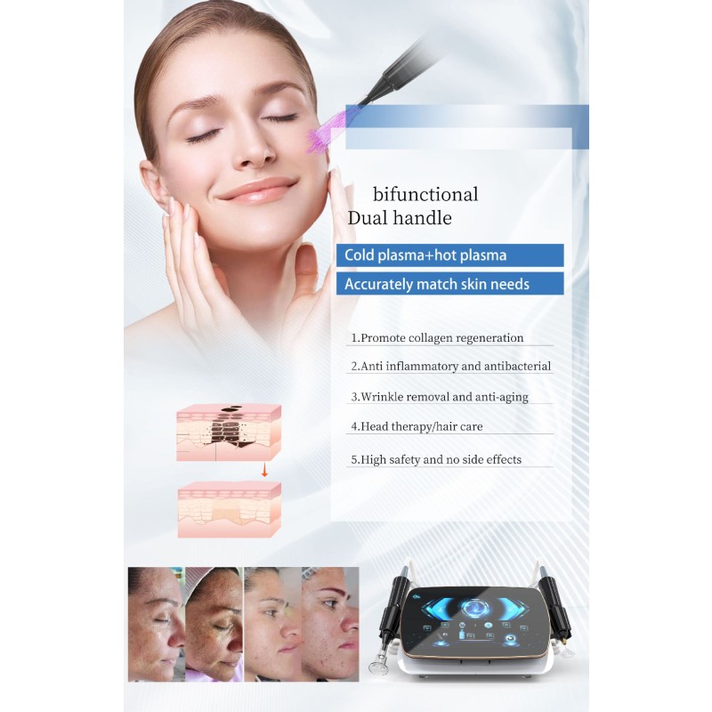 Plasma Beauty Device Factory - 2 in 1 Hot Cold Anti-Wrinkle RF