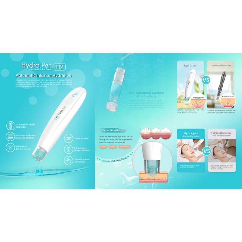 Derma Pen Manufacturer - Micro Needle Therapy H2 2 Free Needles