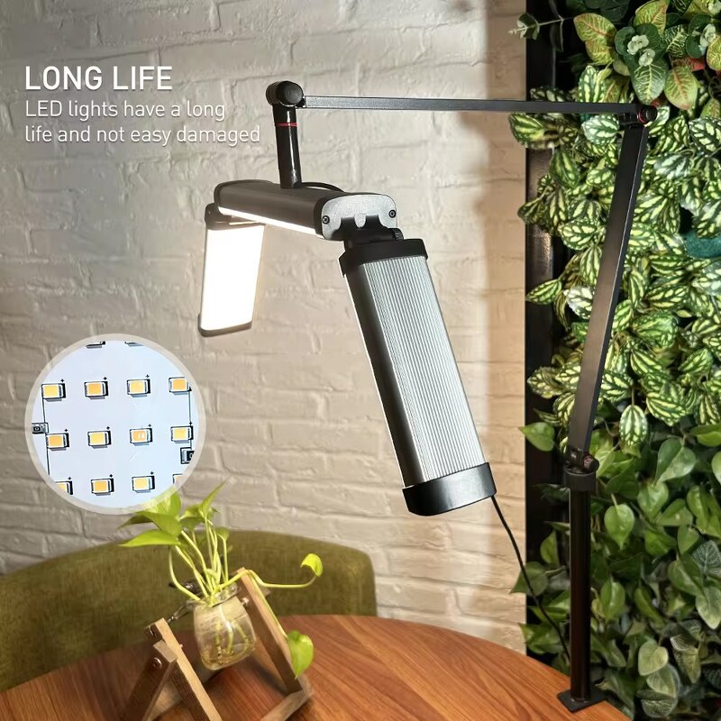 Beauty Lamp Manufacturer - OEM 20W Foldable Half Moon Ring Light Stand